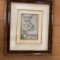 Quadro Duomo di Muggia in argento