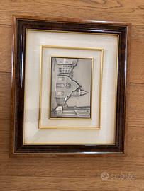 Quadro Duomo di Muggia in argento