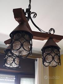 Lampadario a 3 luci