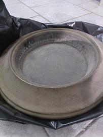 Braciere antico in ottone