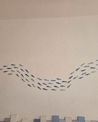 pesci in gessoceramico decorati a mano, bomboniere