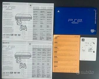 Manuali d’istruzione PS2 SCPH-30004 + controller