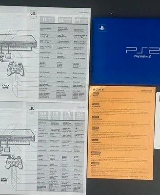 Manuali d’istruzione PS2 SCPH-30004 + controller
