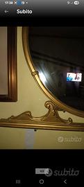 specchio dorato vintage 