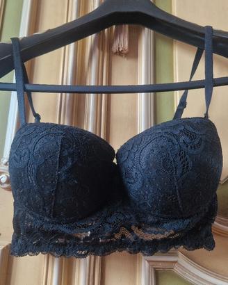 Reggiseno donna pizzo nero taglia 4°