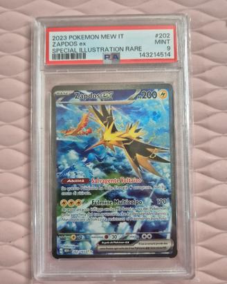Zapdos EX set 151 PSA 9
