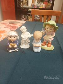 lotto 5 statuine vintage