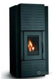 Termostufa nera a pellet Palazzetti Ecofire