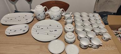 servizio da tavola cristallo e porcellana