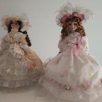 bambole di porcellana carillon da collezione 