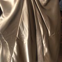 Vestito elegante color bronzo lucido