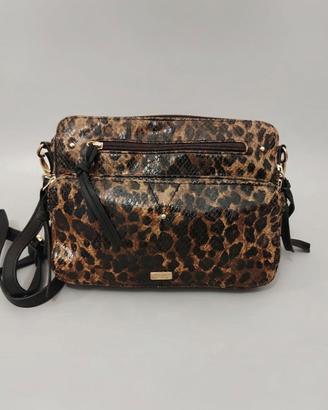Borsa Camomilla Italia maculata con dettagli  oro