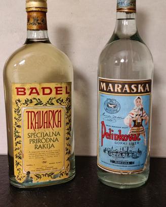 Bottiglie grappa invecchiate