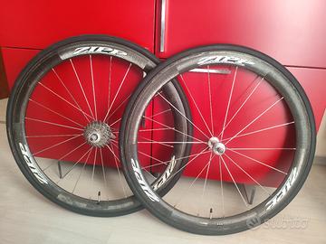 Ruote corsa Zipp 303 carbon + tubolari Tufo nuovi 