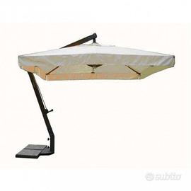 Ombrellone Giardino 3x4m in Metallo con Mantovana