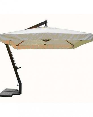 Ombrellone Giardino 3x4m in Metallo con Mantovana