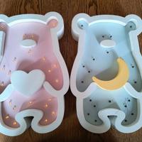 Lampada Led Orsetto Legno
