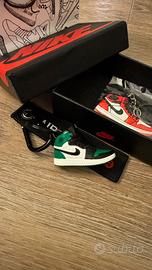 Jordan 1 high green - portachiavi keychain