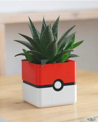 Vaso Pokeball Vasetto Piante Scrivania Pokemon