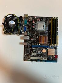 Kit cpu ram Asus P5KPL-AM SE Intel Pentium DDR 4gb