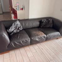 Divano in pelle Nicoline