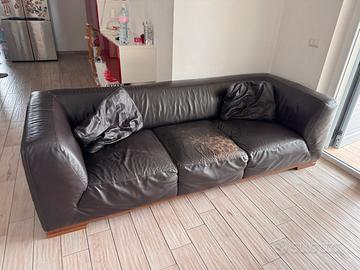 Divano in pelle Nicoline