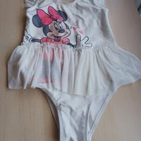 Costume da bagno con disegno Minnie tg.30/36 mesi