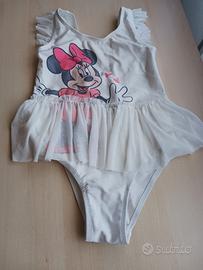 Costume da bagno con disegno Minnie tg.30/36 mesi