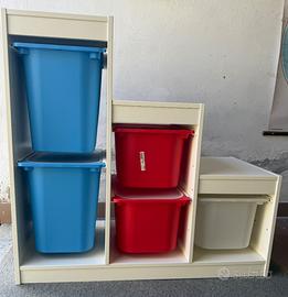 Mobile IKEA TROFAST con 5 contenitori