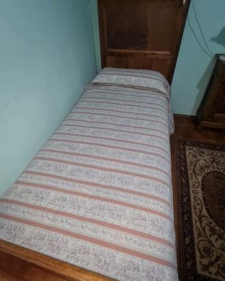 LETTO SINGOLO IN NOCE