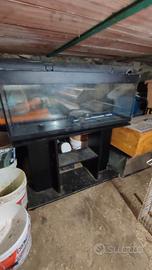 Acquario 100 litri completo di pompa lampada ,term