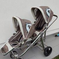 Passeggino gemellare trio brevi