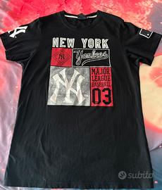 New York Yankees  t-shirt tg L ragazzo / uomo