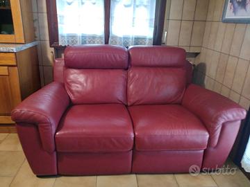DIvano in pelle due posti motorizzato