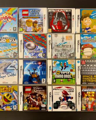 Lotto giochi originali Nintendo DS/3DS