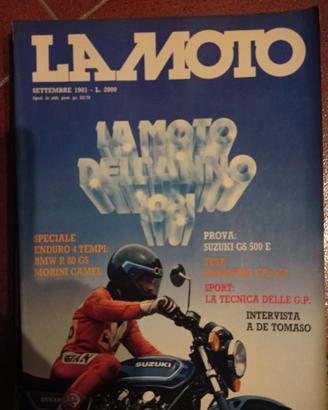 Rivista LA MOTO numero 9 anno 1981