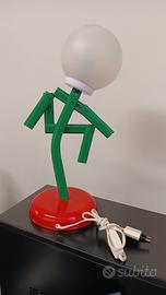Lampada raffigurante mascotte Italia 90