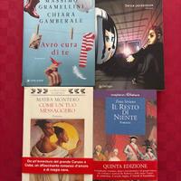 Stock di 4 romanzi generi storico e sentimentale