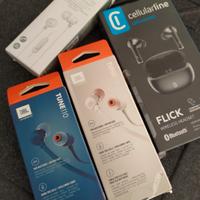 Auricolari JBL e SONY