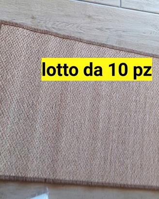 Lotto 10 pz tappetini tiragaffi gatti 60x40