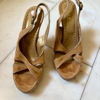 Sandalo KOAN in vera pelle scamosciato