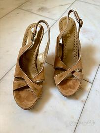 Sandalo KOAN in vera pelle scamosciato