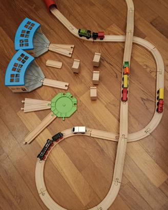 Lillabo Ikea  trenino con pista in legno