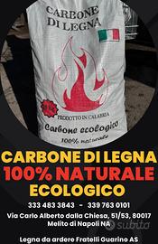 Carbone 100% naturale e ecologico