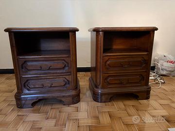 Comodino e cassettiera