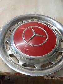 Copri coperchi Mercedes Benz vintage rosso bordeau
