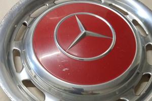 Copri coperchi Mercedes Benz vintage rosso bordeau