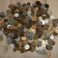 #1962 – 1.8 kg monete Mondiali miste danneggiate