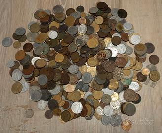 #1962 – 1.8 kg monete Mondiali miste danneggiate