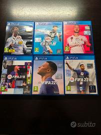Lotto 6 Giochi EA Sports FIFA (Dal 18 al 23) - PS4